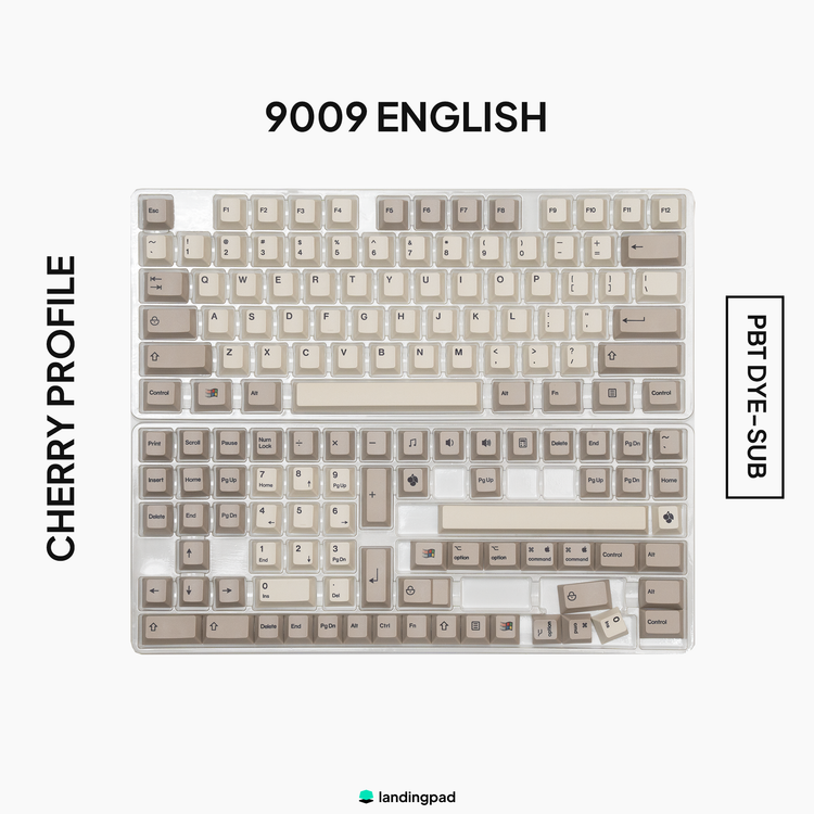 9009 PBT Keycap Set English/Korean Hangul/Japanese