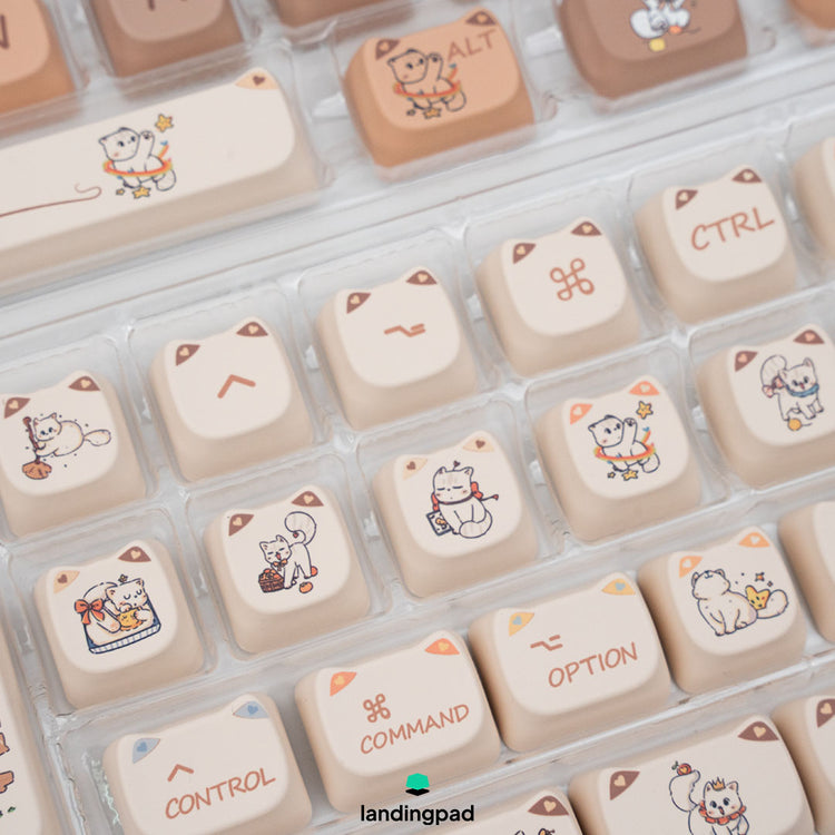 Cat MAO Profile PBT Keycap Set
