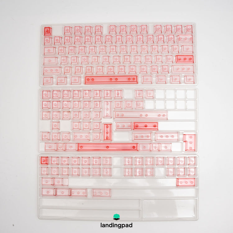 Transparent PC Cherry Profile Keycaps