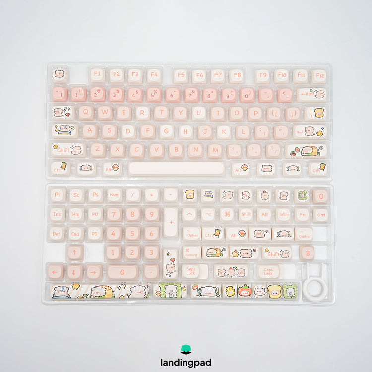 Piggy MOA Profile PBT Keycap Set