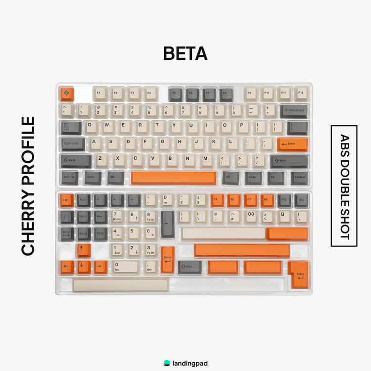 Beta ABS Cherry Profile Keycap Set