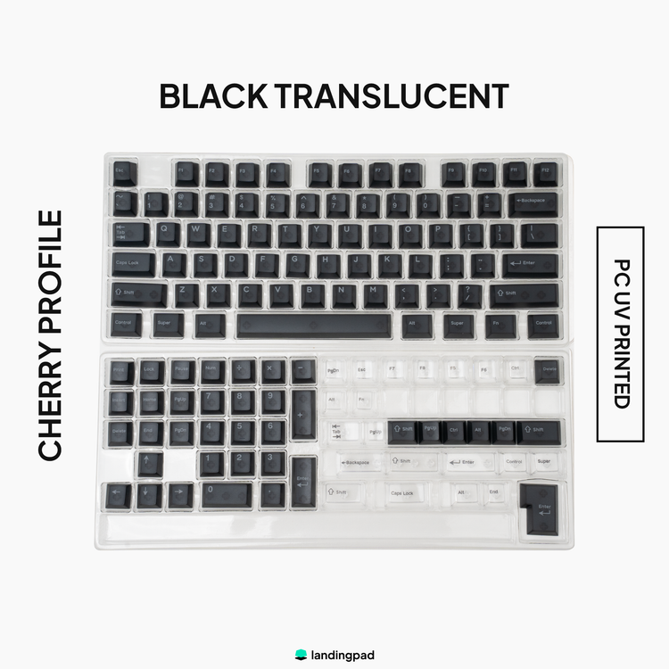 Transparent PC Cherry Profile Keycaps