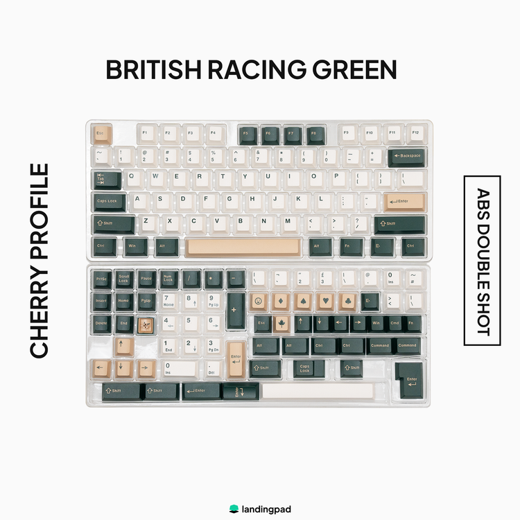 British Racing Green ABS Keycap Set