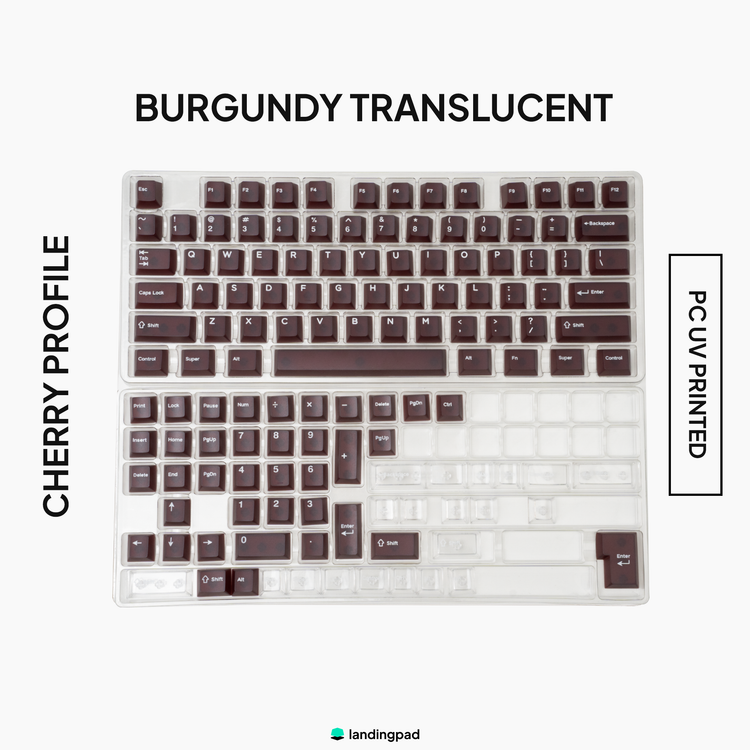 Transparent PC Cherry Profile Keycaps