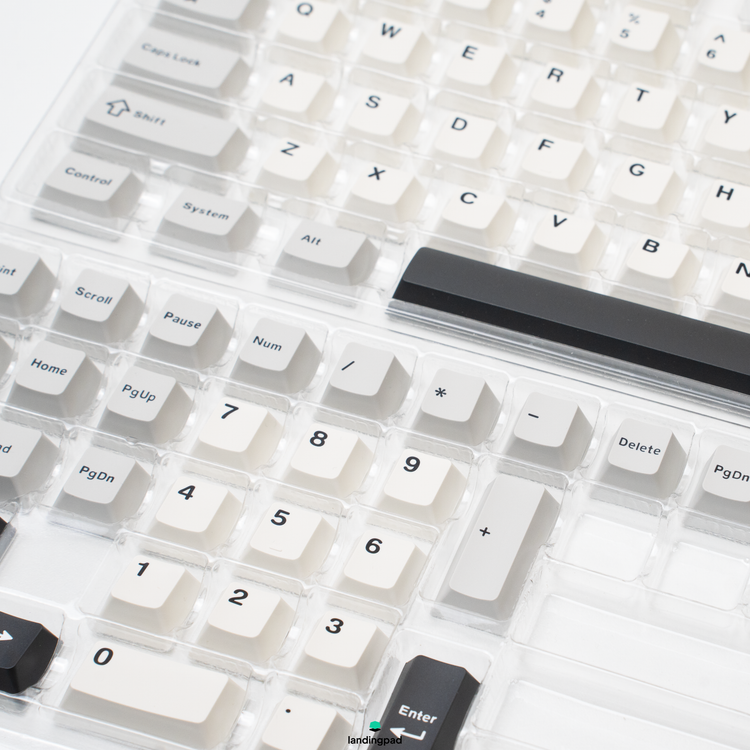 Yunzii PBT Cream Dark / Light Keycap Set