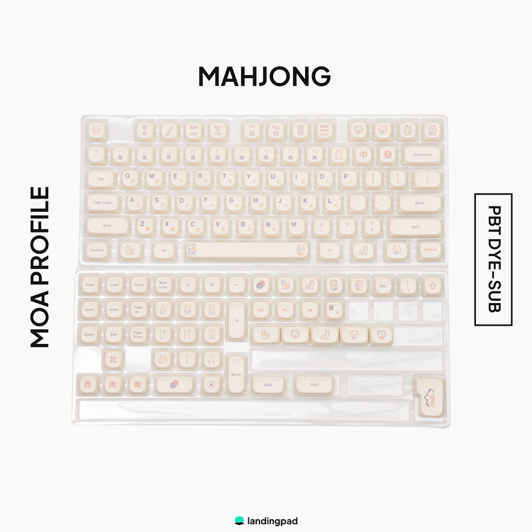 MOA Profile Mahjong PBT Keycap Set