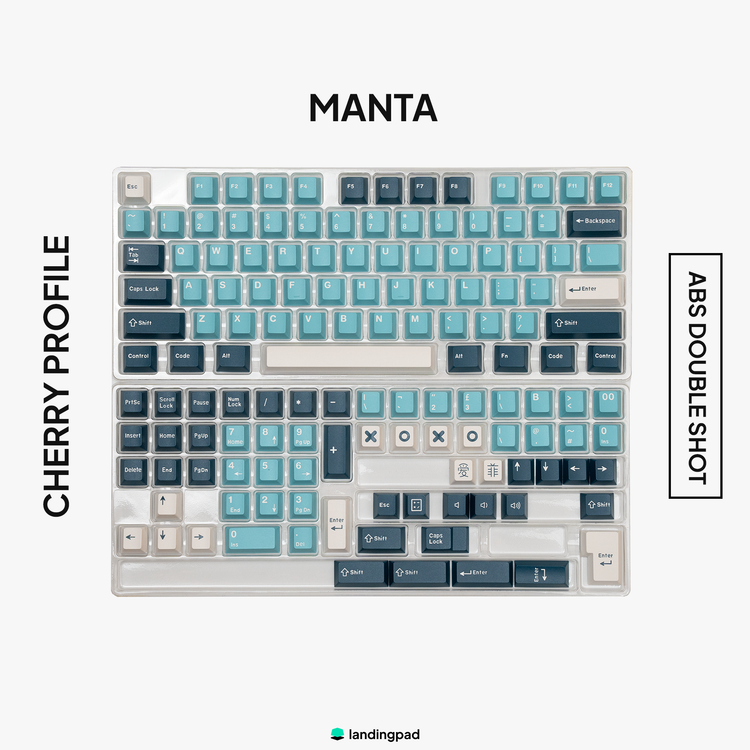 Manta ABS Cherry Profile Keycap Set