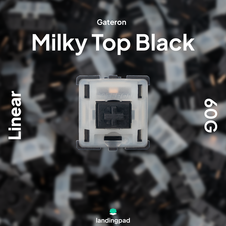 Gateron Milky Top / SMD Black Switch
