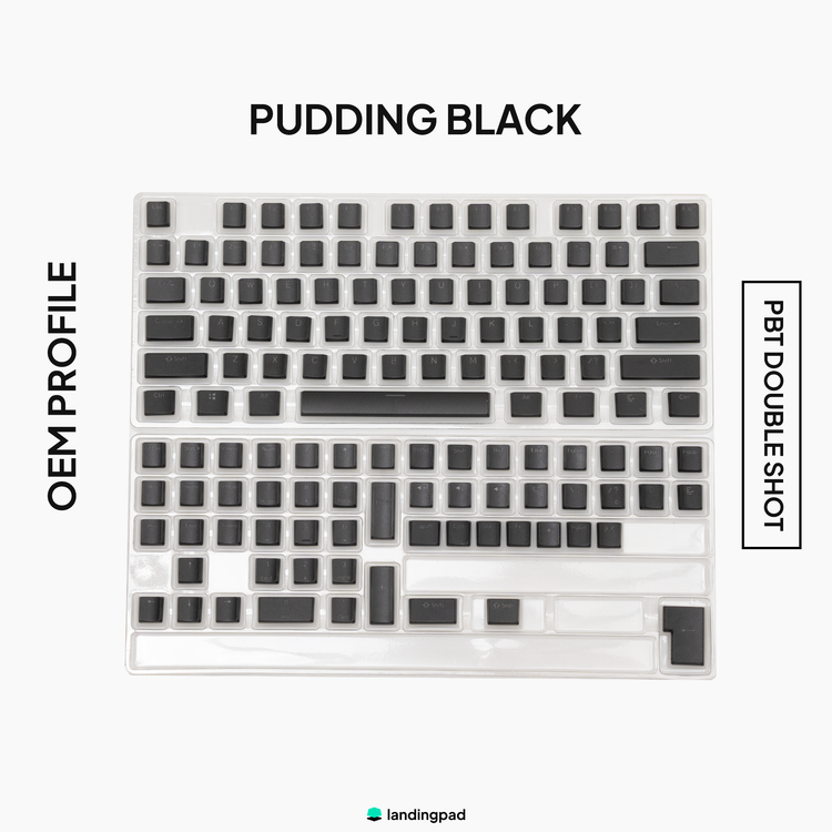 Pudding PBT OEM Profile Keycaps