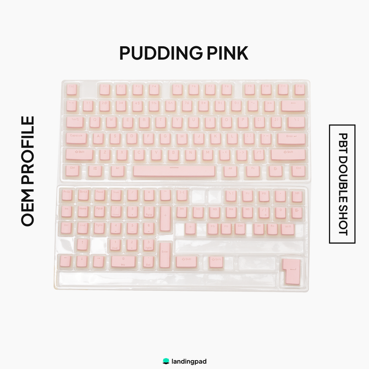 Pudding PBT OEM Profile Keycaps