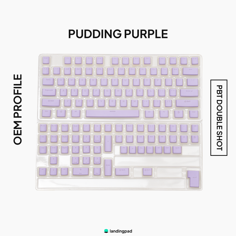 Pudding PBT OEM Profile Keycaps