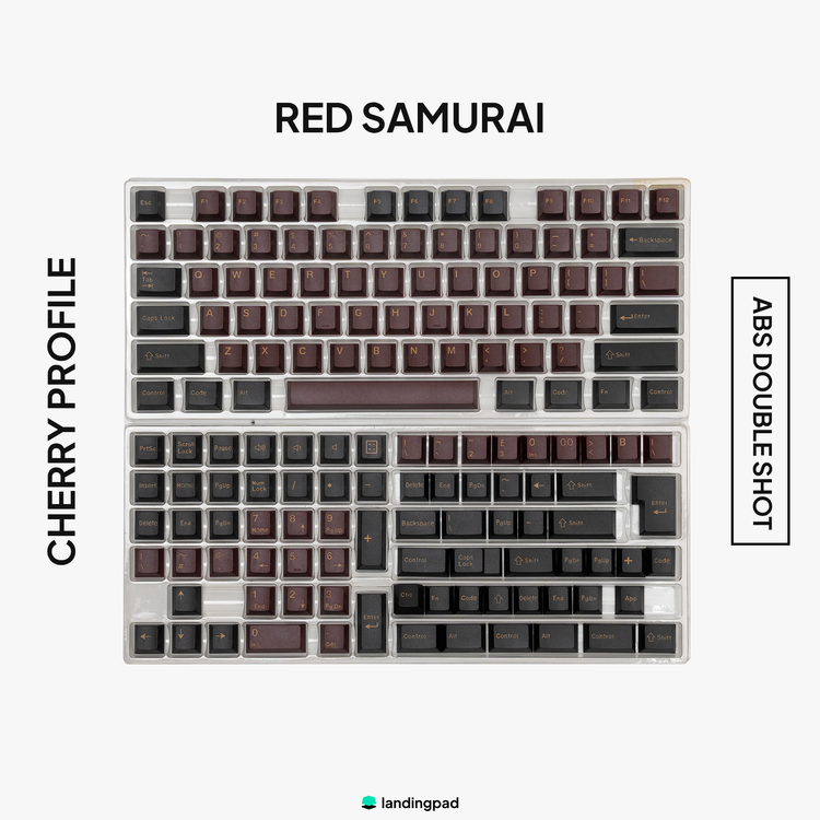 Red Samurai ABS Keycap Set