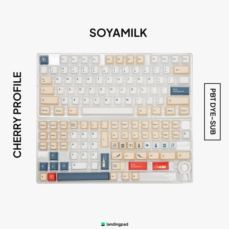 Soyamilk PBT Cherry Profile Keycap Set