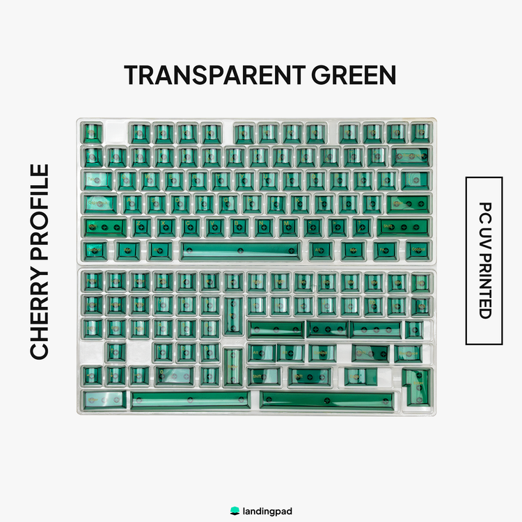 Transparent PC Cherry Profile Keycaps