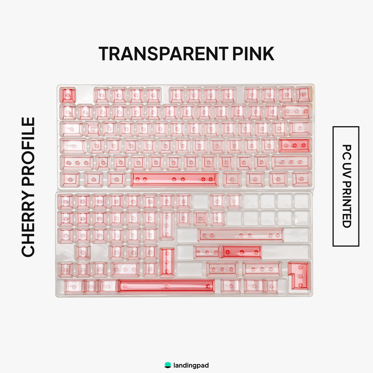 Transparent PC Cherry Profile Keycaps