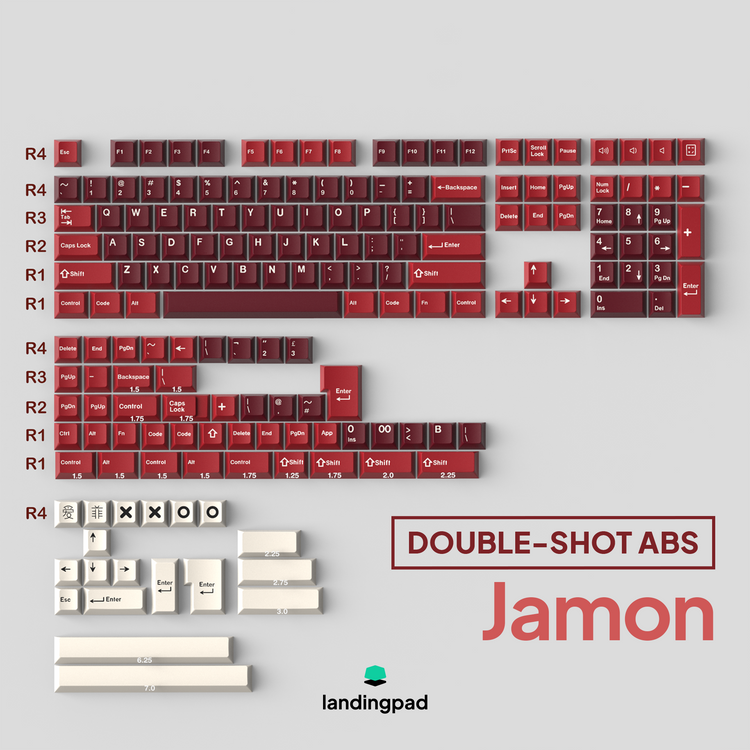 Jamon ABS Cherry Profile Keycap Set
