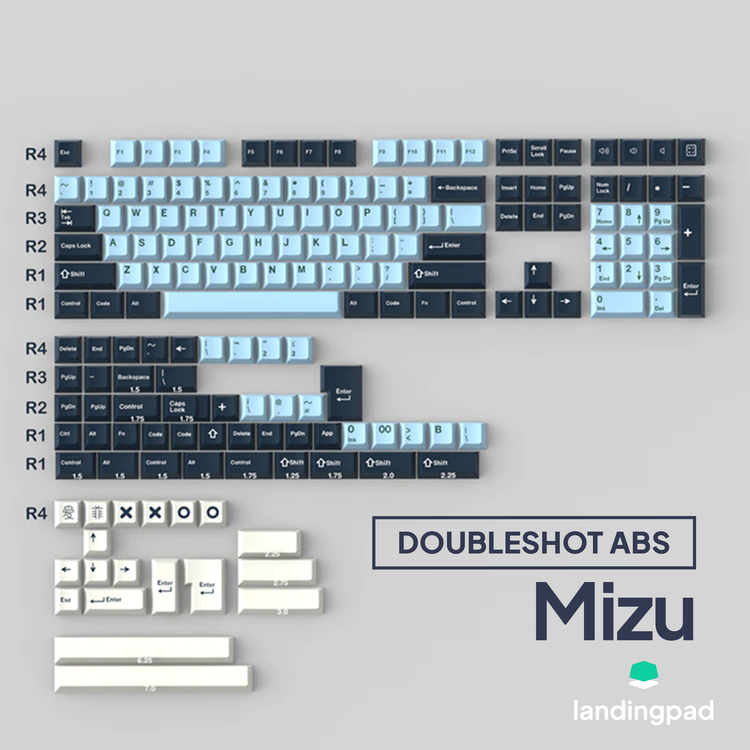 Mizu ABS Cherry Profile Keycap Set