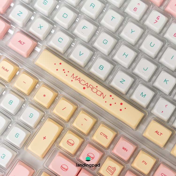 Macaroon PBT XDA Profile Keycap Set