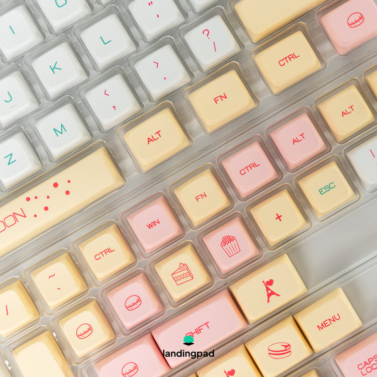 Macaroon PBT XDA Profile Keycap Set