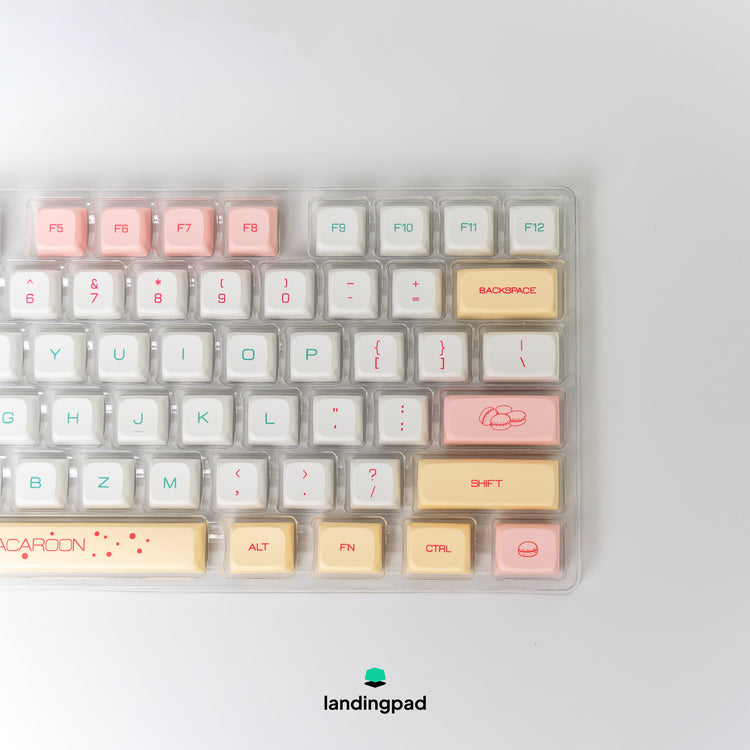 Macaroon PBT XDA Profile Keycap Set