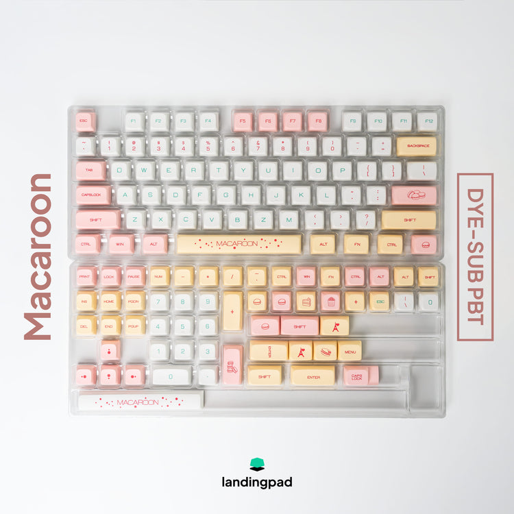 Macaroon PBT XDA Profile Keycap Set
