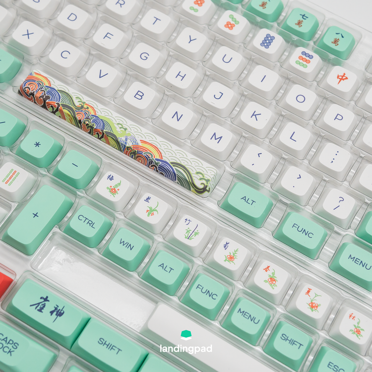Mahjong PBT XDA Profile Keycap Set