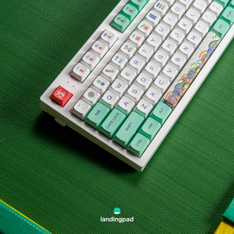 Mahjong PBT XDA Profile Keycap Set