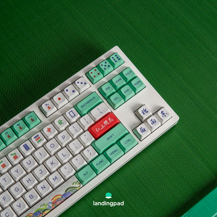 Mahjong PBT XDA Profile Keycap Set