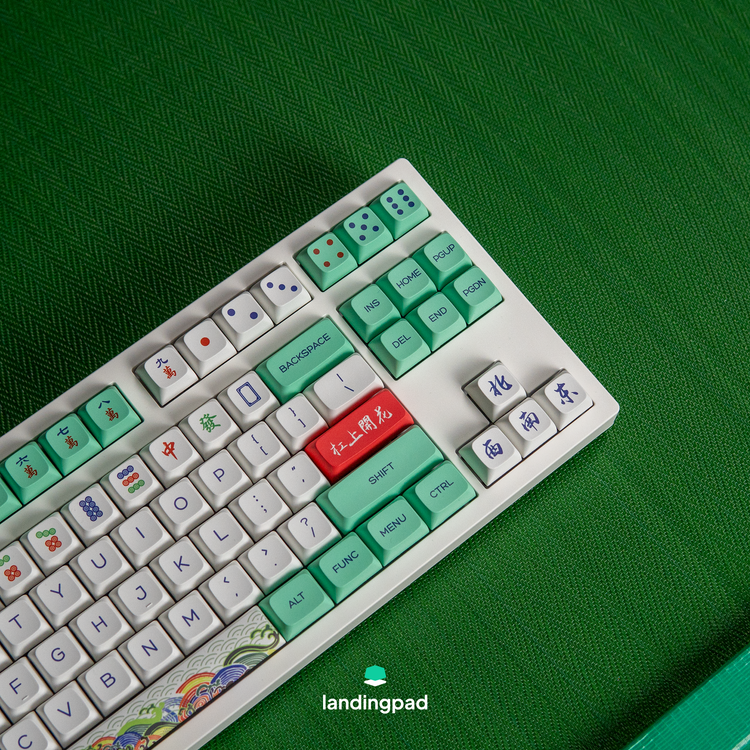 Mahjong PBT Keycap Set