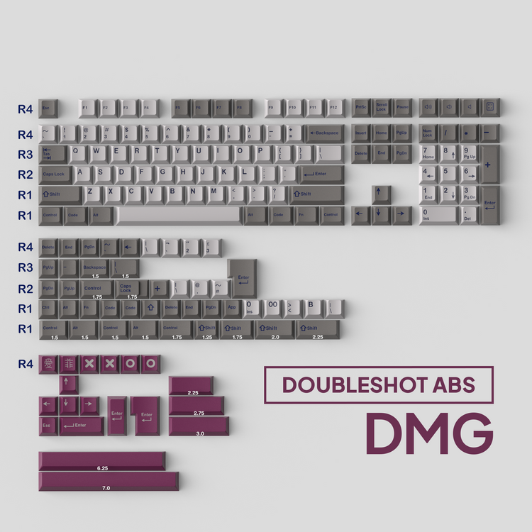 DMG ABS Cherry Profile Keycap Set