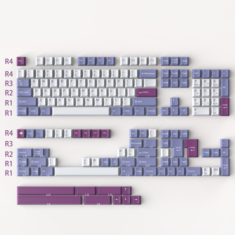 Tuzi ABS Cherry Profile Keycap Set