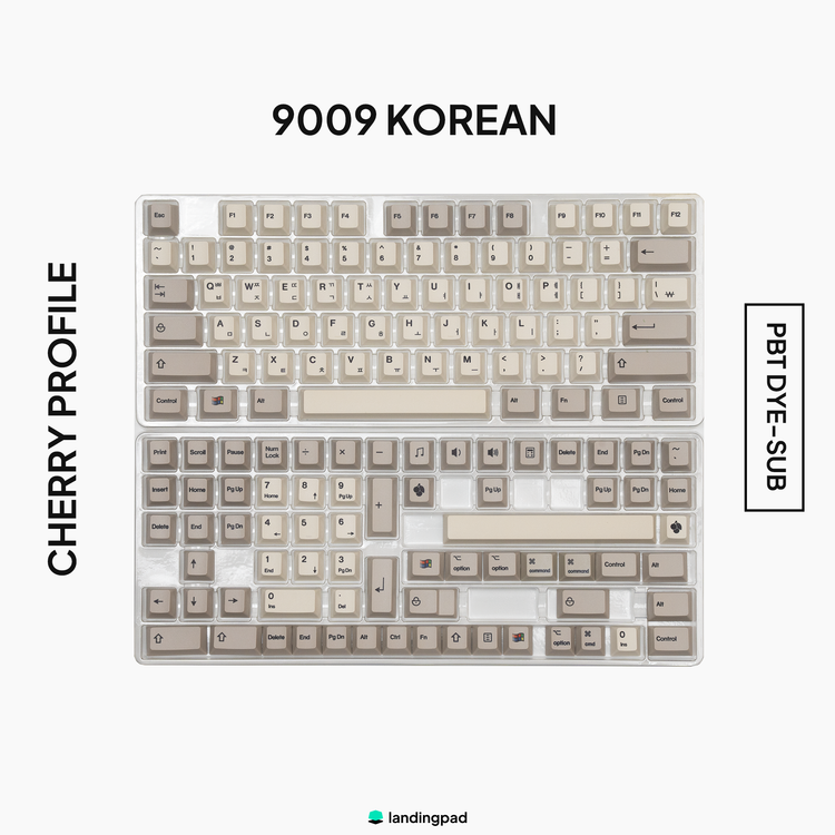 9009 PBT Keycap Set English/Korean Hangul/Japanese