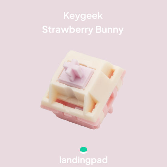 KeyGeek Strawberry Bunny Switch - Main Image