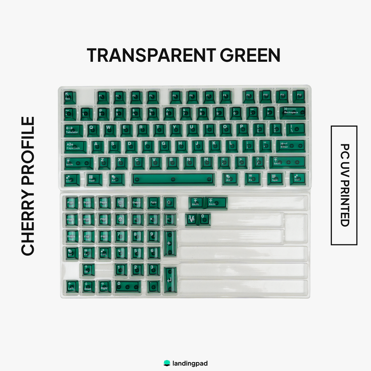 Transparent PC Cherry Profile Keycaps