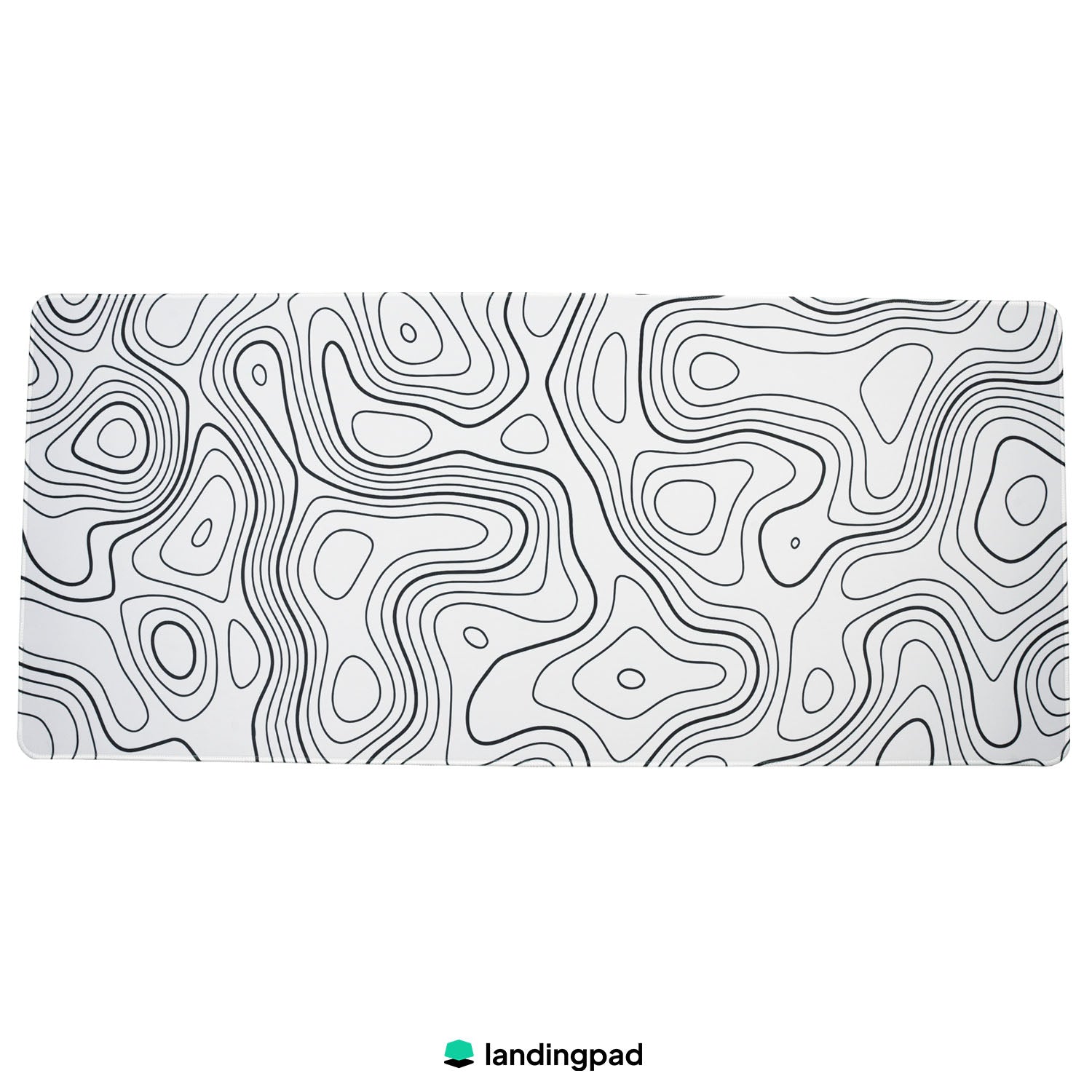 White Stackmat Assorted Fabric Deskmat