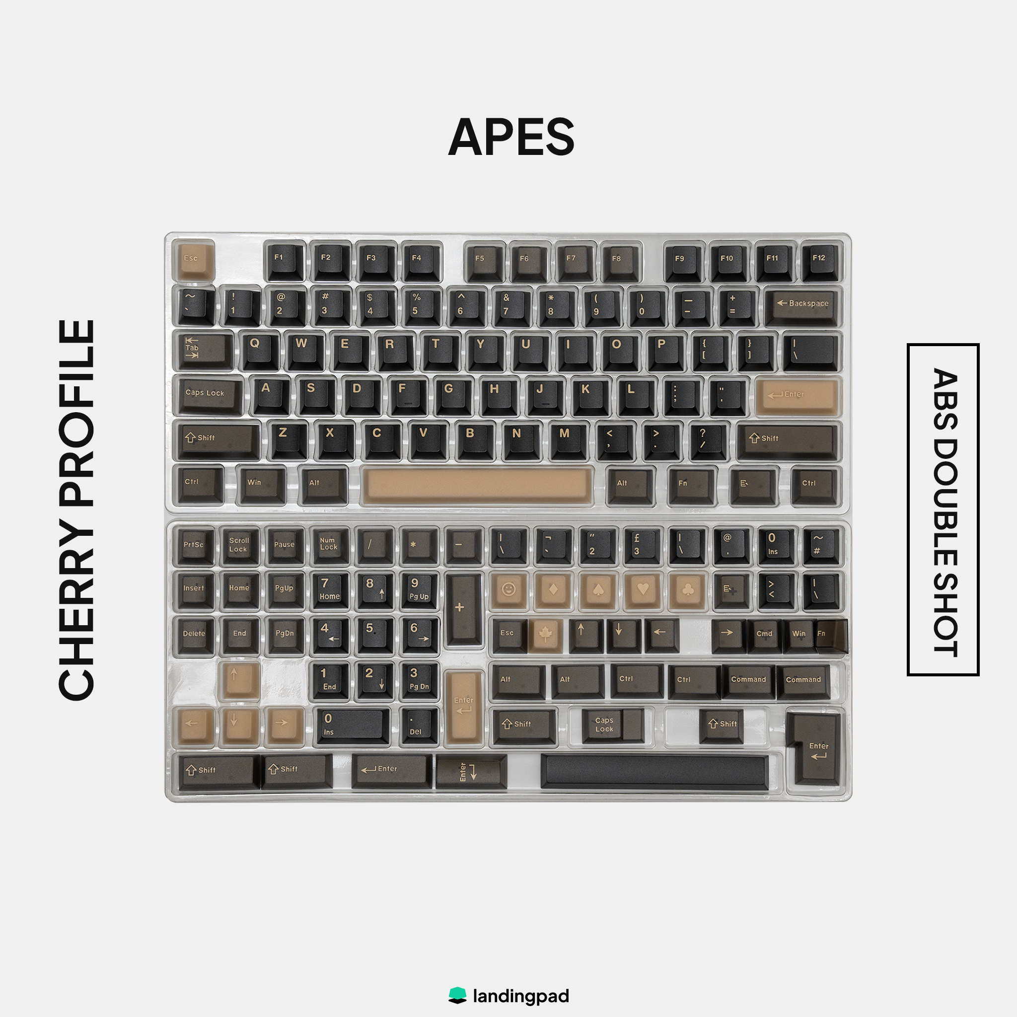 Apes ABS Keycap Set | Custom Keyboard Keycaps