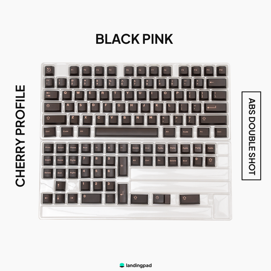 Black Gold / Black Pink ABS Keycap Set