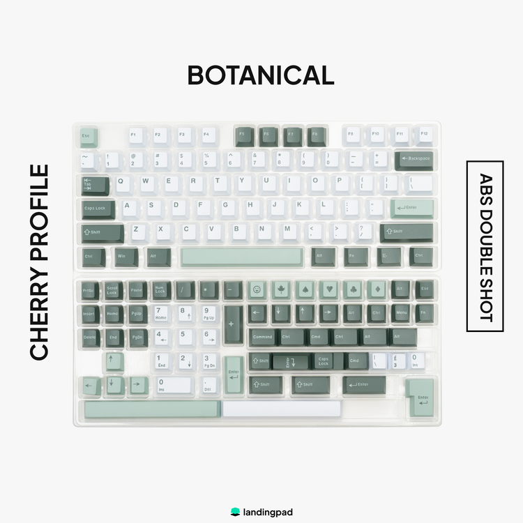 Botanical ABS Cherry Profile Keycap Set