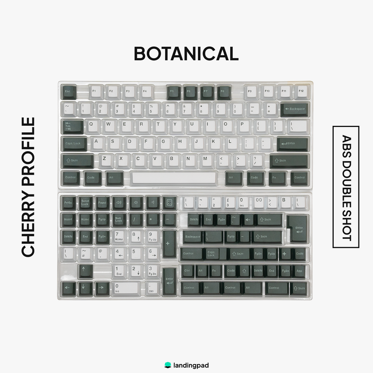Botanical ABS Cherry Profile Keycap Set