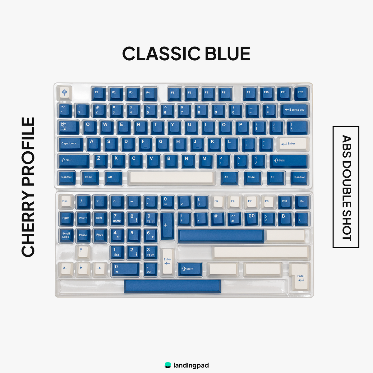 Classic Blue ABS Keycap Set | Custom Keyboard Keycaps
