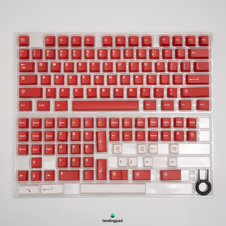 Classic Red ABS Keycap Set