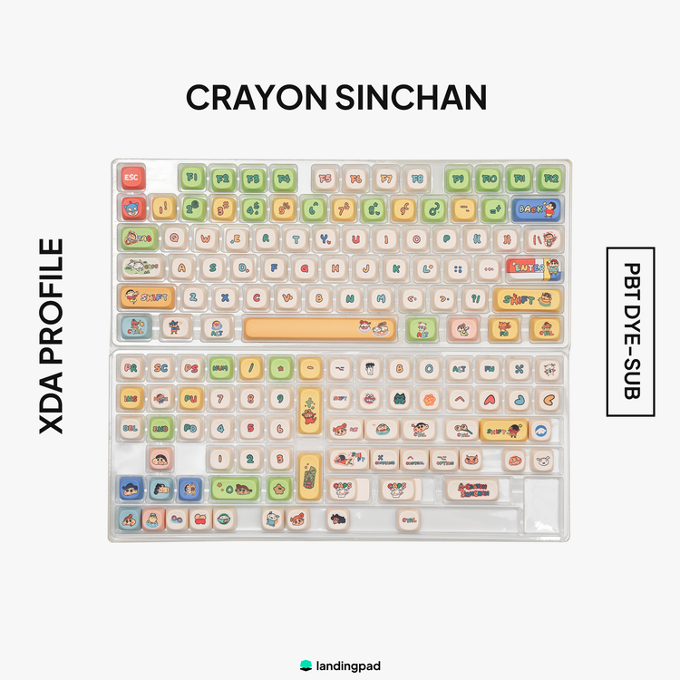 Crayon Shinchan MOA PBT Keycap Set