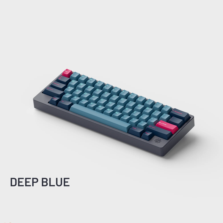 molly60 keyboard Deep Blue