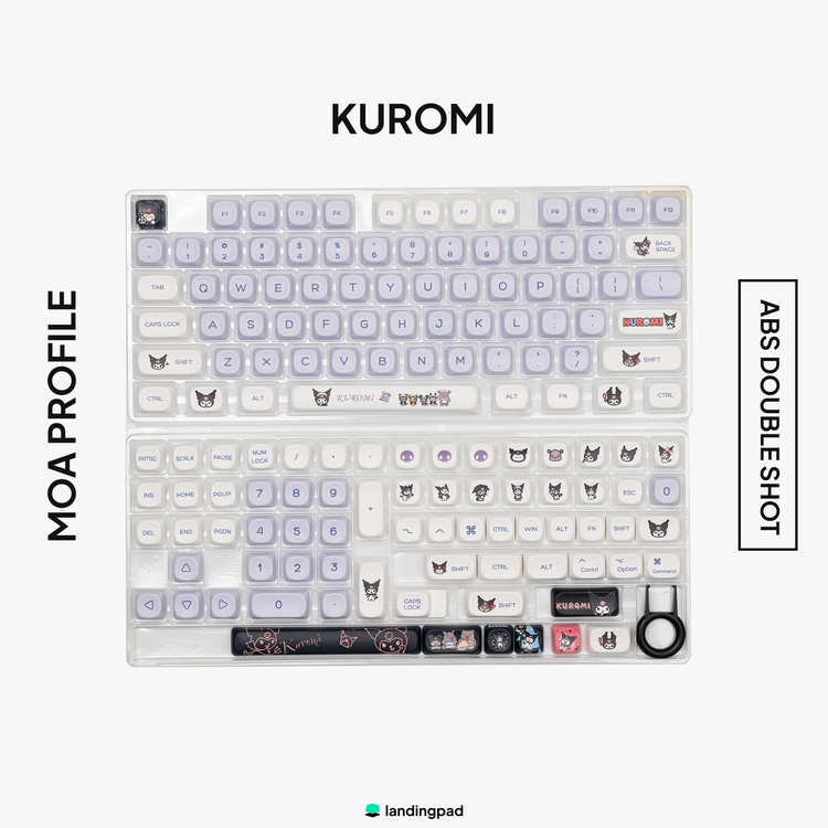 Kuromi MOA PBT Keycap Set