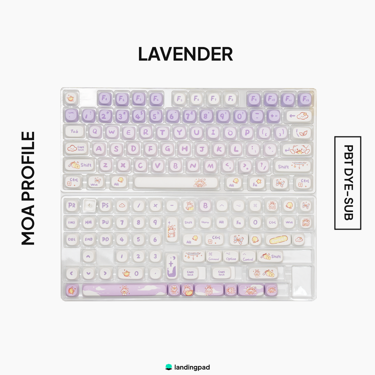 Lavender MOA PBT Keycap Set