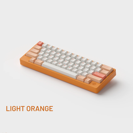 molly60 keyboard Light Orange