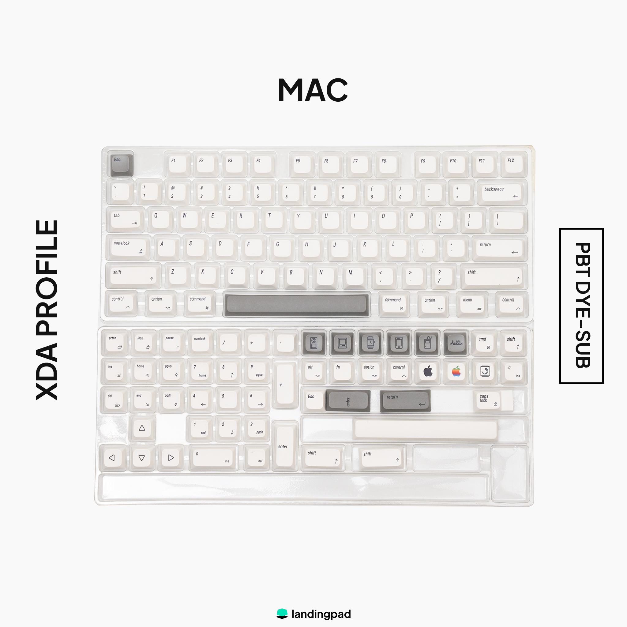 Mac XDA Keycap Set | Custom Keyboard Keycaps