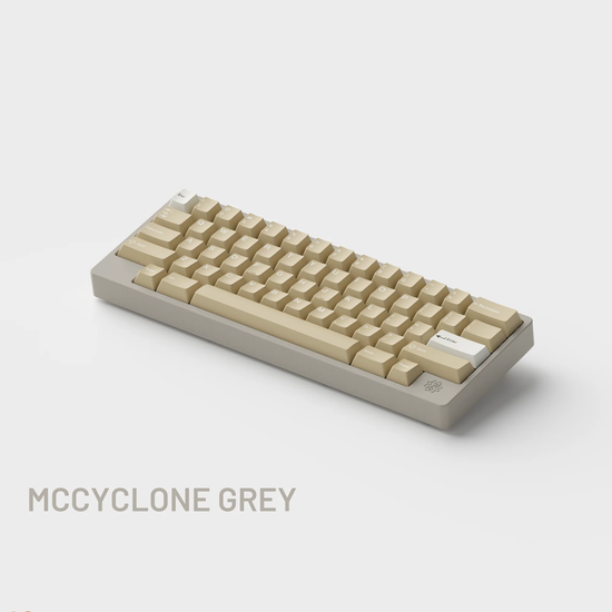 molly60 keyboard mccyclone grey