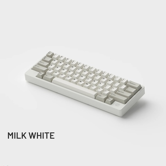 molly60 keyboard Milk White