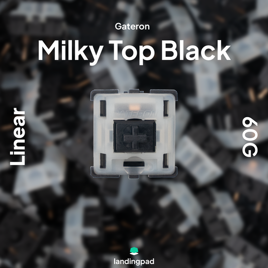 Gateron Milky Top / SMD Black Switch
